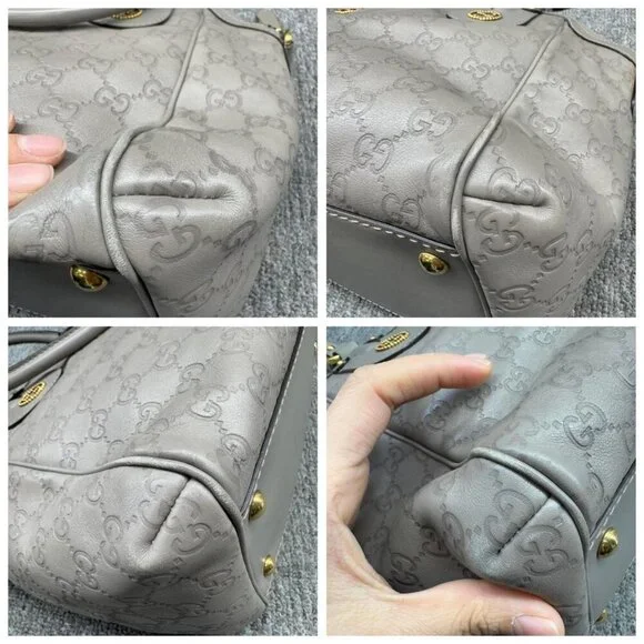 Gucci Guccissima Scarlett Leather Hand Bag 357-020425